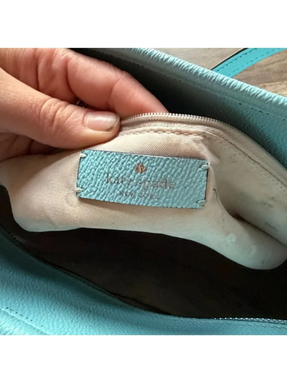 (BOGO 50% Off) Kate Spade Leather Tote Bag With Long Straps & Open Top Desi